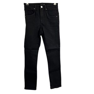 Universal Standard Seine‎ High Rise Skinny Jeans Solid Black Size 00 New